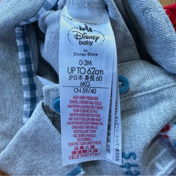 Disney Baby by The Disney Store Mickey and Pluto onesie size 0-3 months - Picture 8 of 12